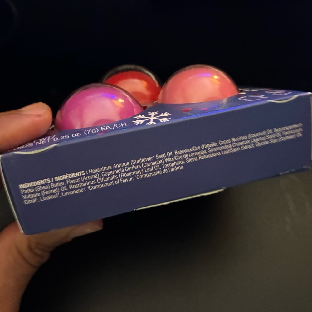 EOS Holiday Lip Balm Set - Red, Pink, Raspberry - Picture 5 of 6